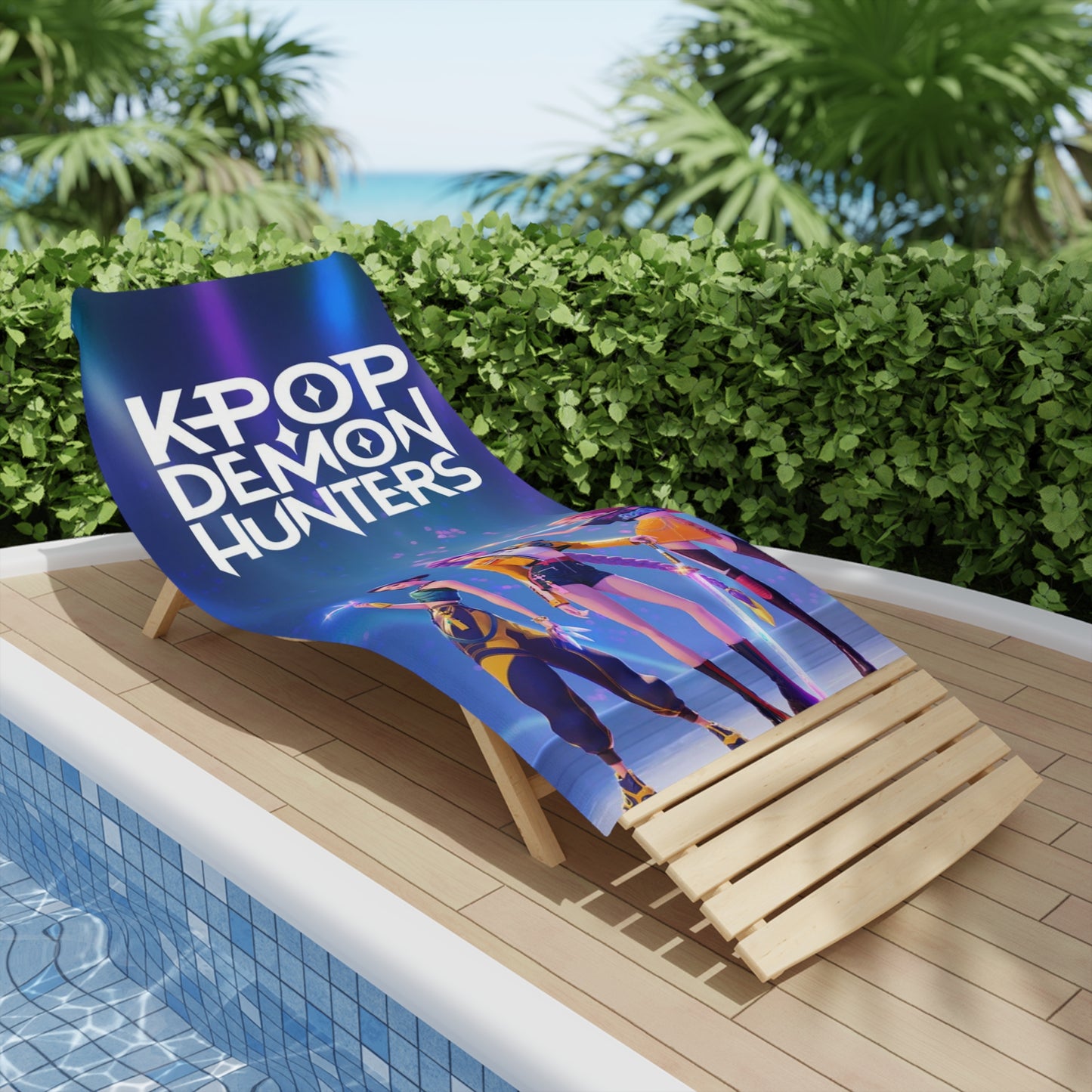 K Pop Beach Towel