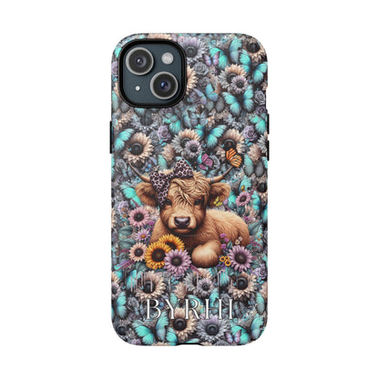 Highland Cow Tough Phone Case | Stylish & Durable Protection