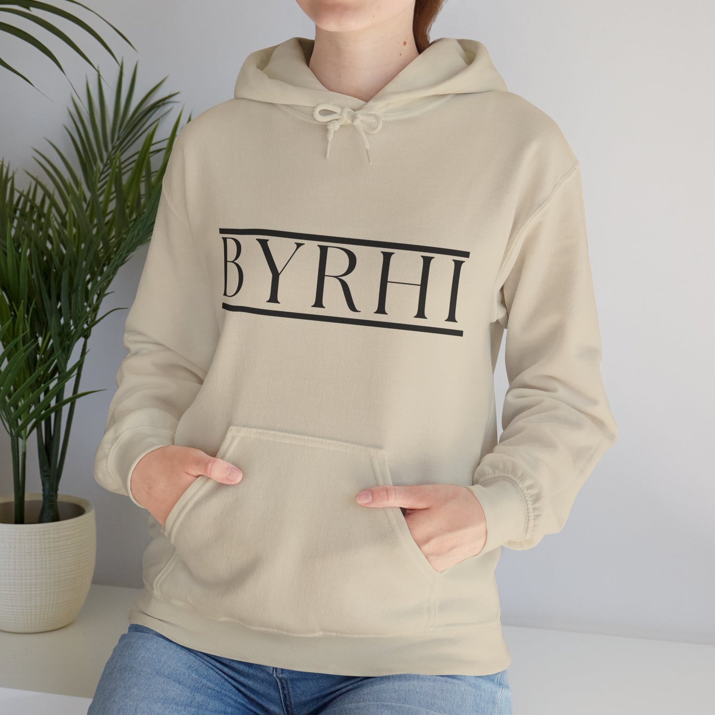 Minimalist BYRHI Unisex Heavy Blend Hooded Sweatshirt
