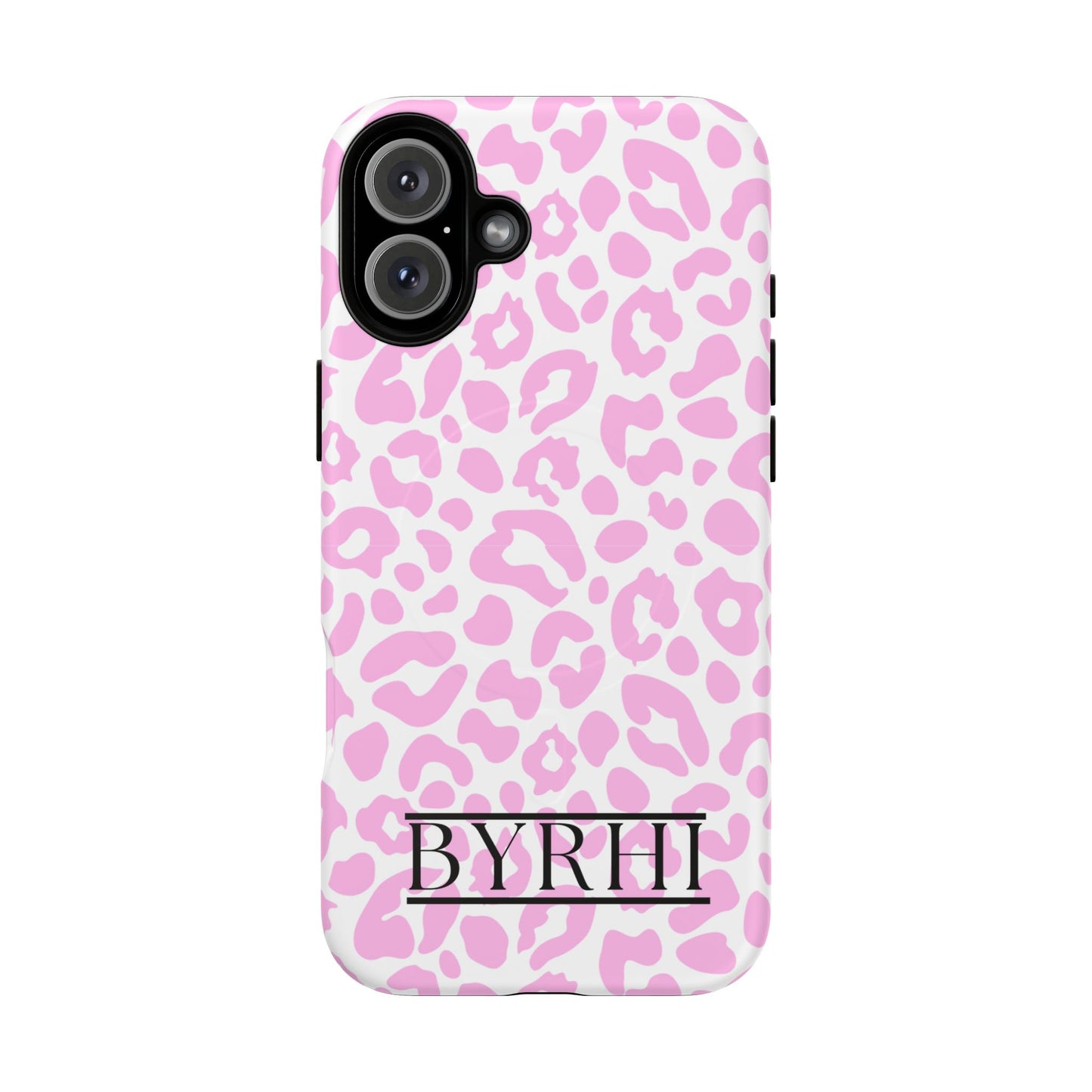 Pink Leopard Print Tough Phone Case | Stylish & Durable Protection