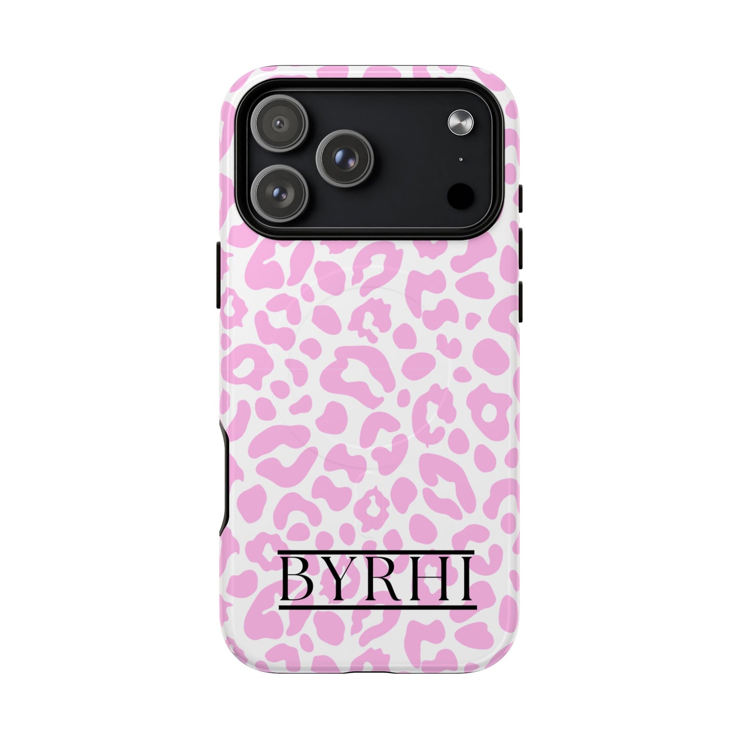 Pink Leopard Print Tough Phone Case | Stylish & Durable Protection