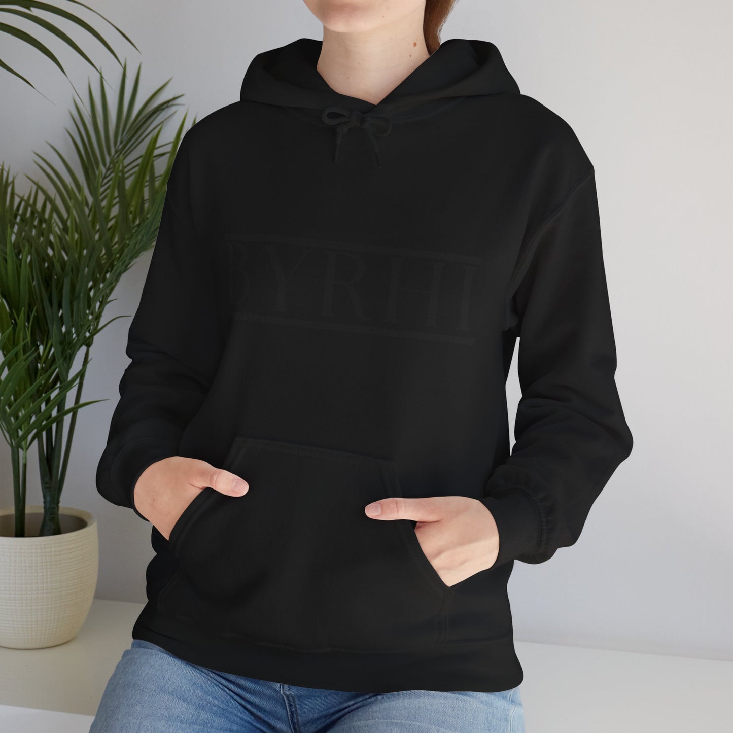 Minimalist BYRHI Unisex Heavy Blend Hooded Sweatshirt