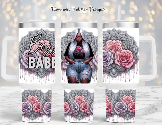 Plus Size Boss Babe - 40oz Tumbler