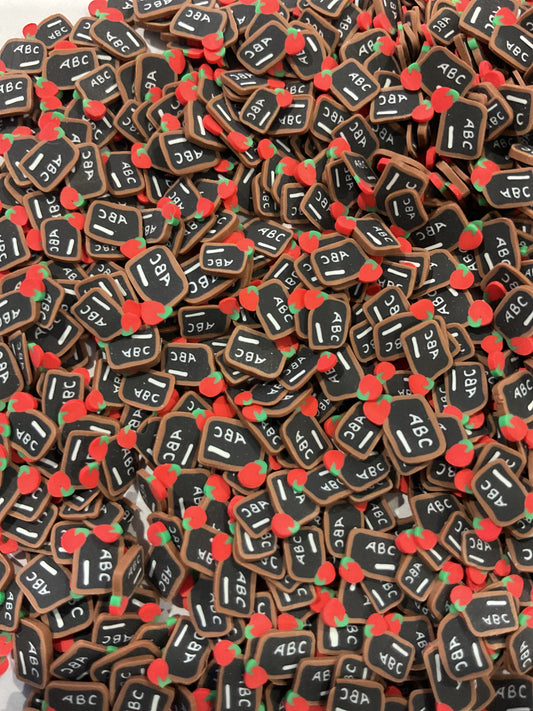 Chalk Board Clay Pieces