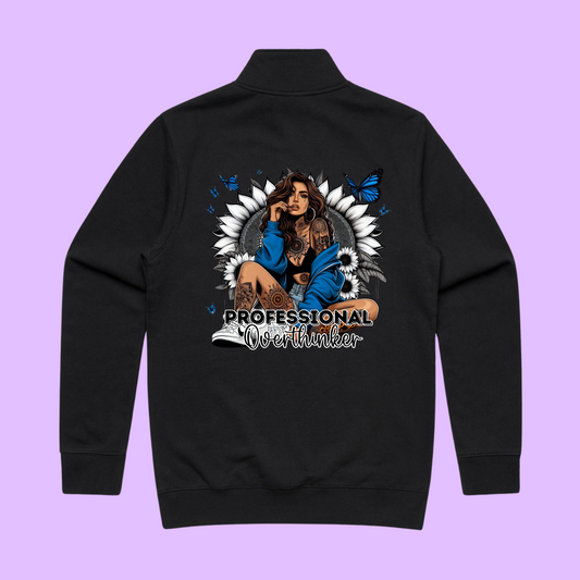 Stencil Half Zip Crew ( PREORDER) 5125