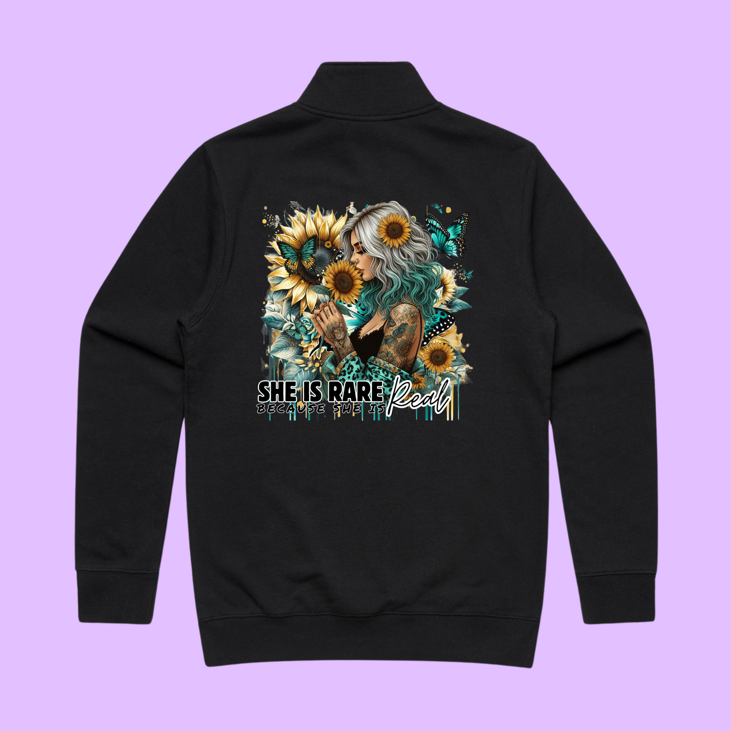 Stencil Half Zip Crew ( PREORDER) 5125