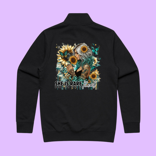 Stencil Half Zip Crew ( PREORDER) 5125