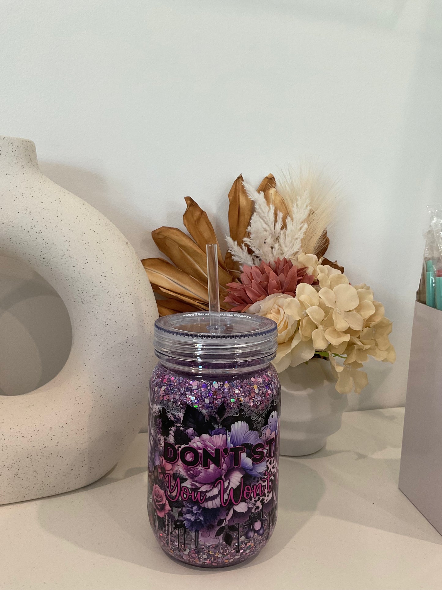 Mason Jar Snow Globe