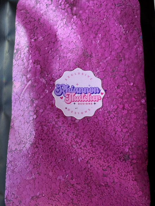 Deep Pink - Chunky Glitter