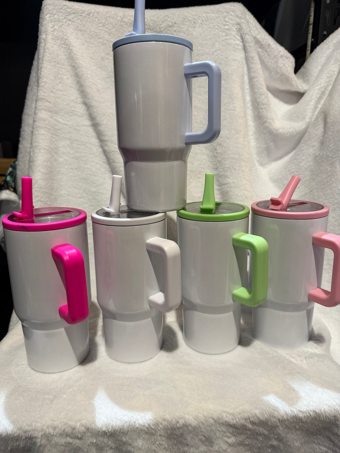 20oz Sublimation Drink Bottle With Top Handle
