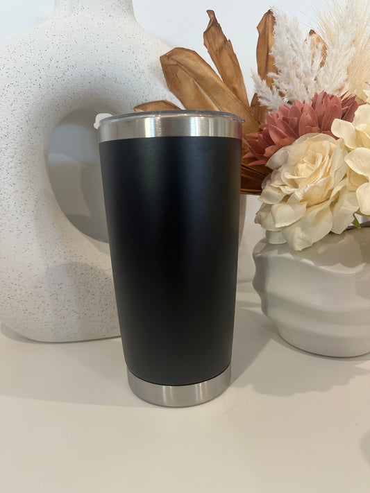 20oz Stainless Steel Cup- Black