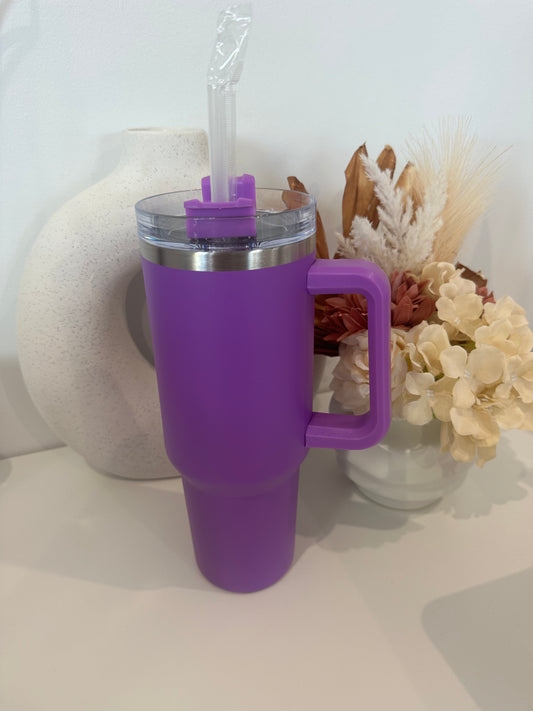 40oz Stainless Steel Cup- Purple