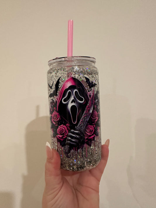 PINK HALLOWEEN READY MADE CUP -