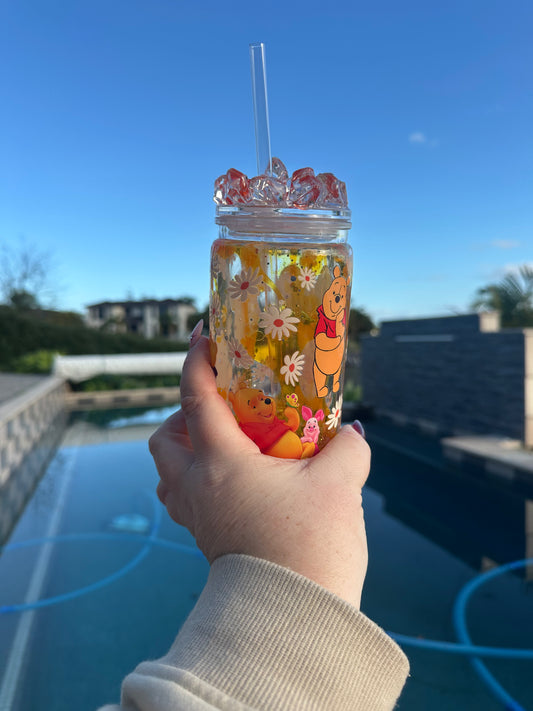 Winnie The Pooh Drip Snowglobe Tumbler