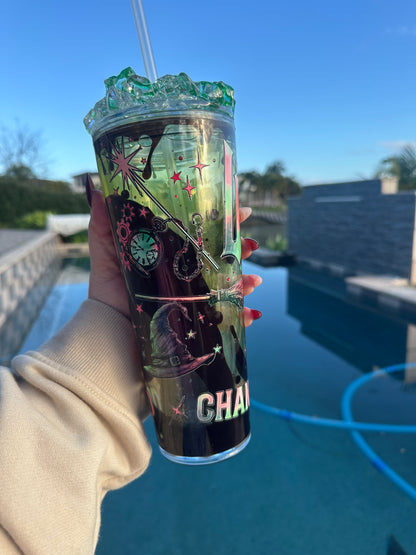 Wicked Drip 24oz Snowglobe Tumbler