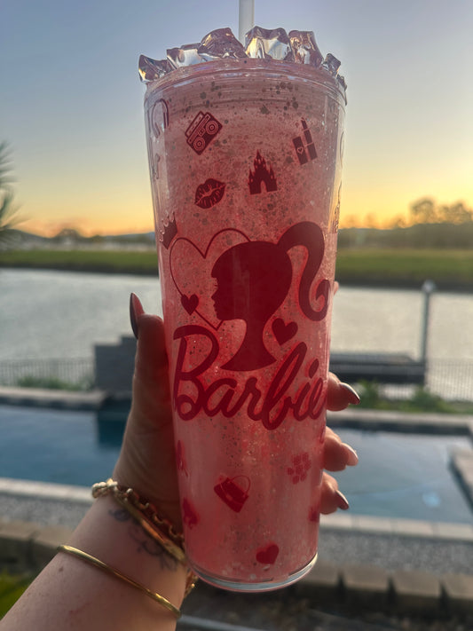 Barbie 24oz Snowglobe Tumbler