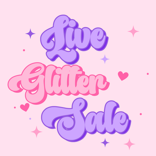 TIKTOK LIVE GLITTER SALE