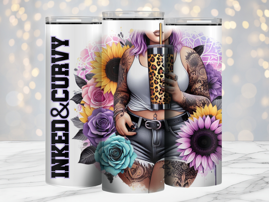 Inked & Curvy- 20oz Tumbler