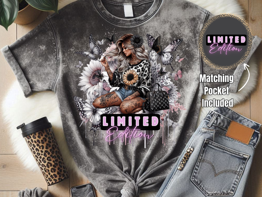 Limited edition DTF Print- comes with matching pocket