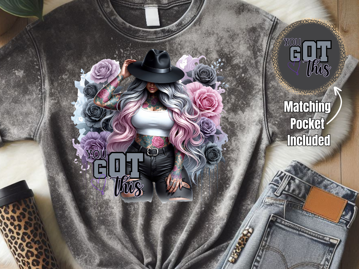 You Got This - DTF Print- Comes With Pocket