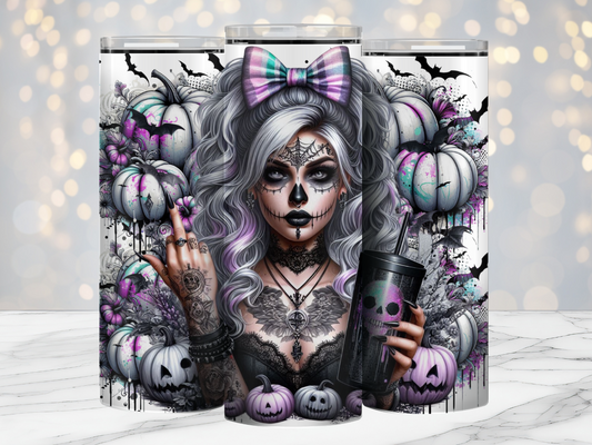 Spooky Pastel Tattoo Girl- 20oz Tumbler