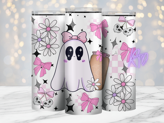 Cutesy Ghost- 20oz Tumbler