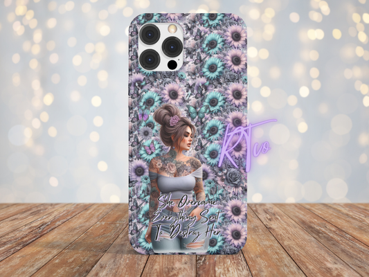 She Overcame Everything Sent To Destroy Her -Phone Case